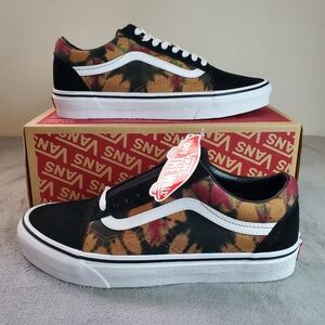 Vans Woodland Wash Black Tie Dye Women Size 9, Men Size 7.5